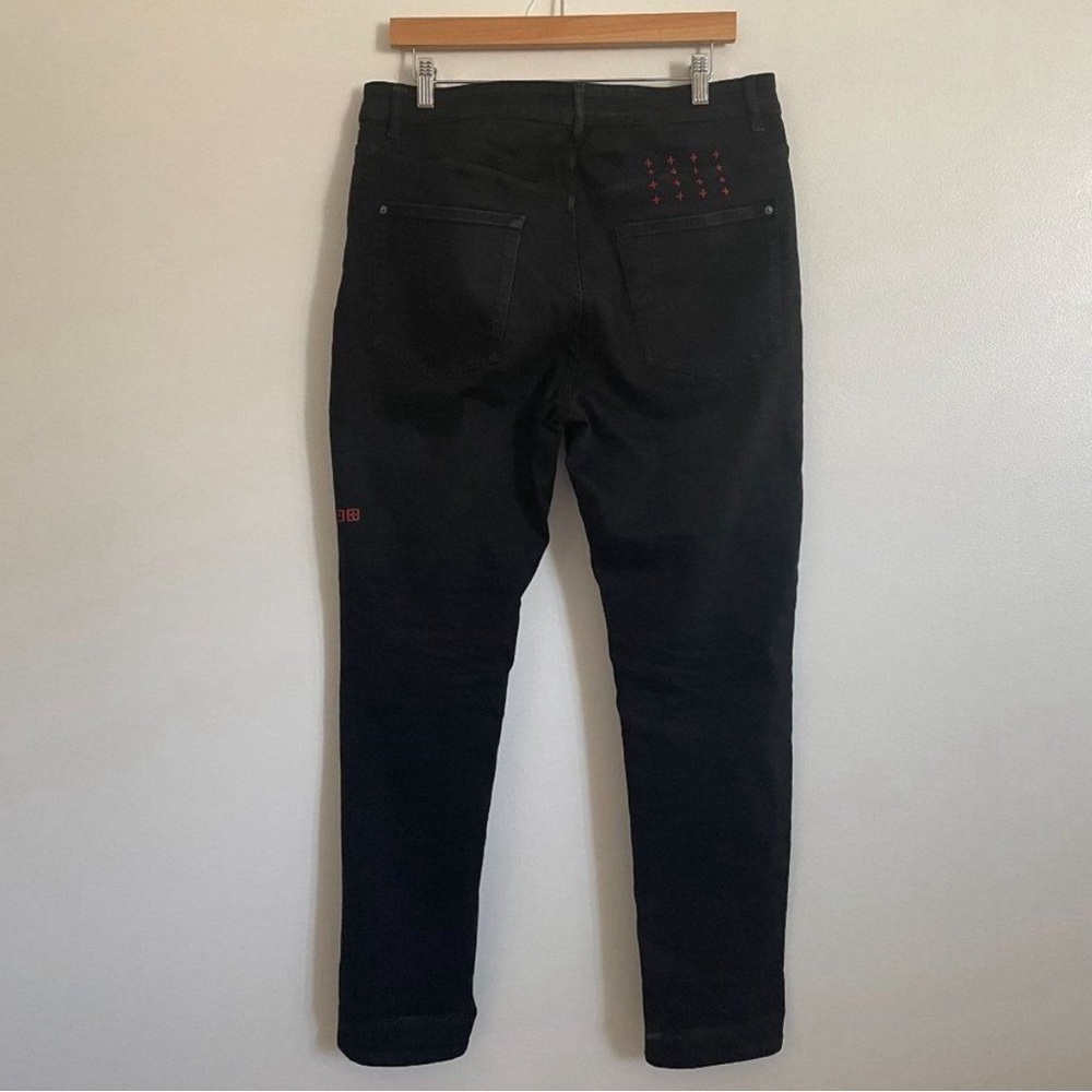 KSUBI red stitch denim 32”